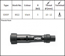 NGK Spark plug cap SD05F