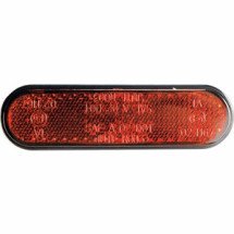 Reflector LOUIS 99x27mm red