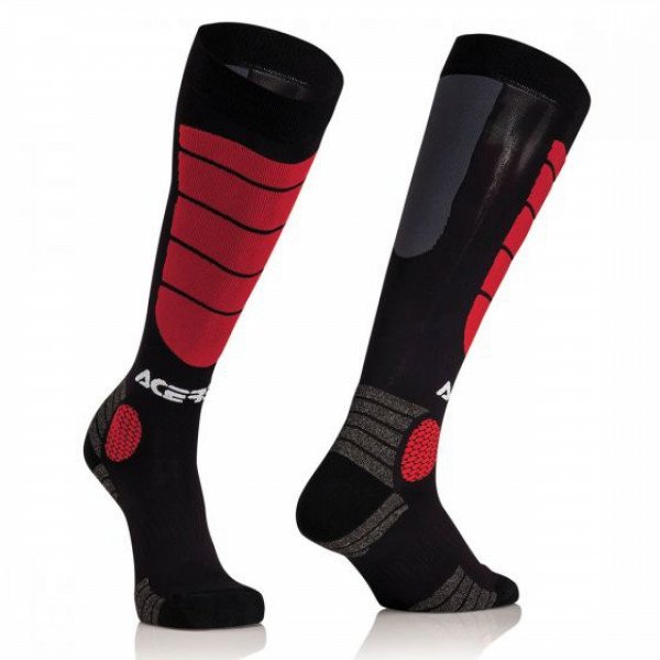 ACERBIS Socks MX IMPACT JUNIOR black/red L/XL