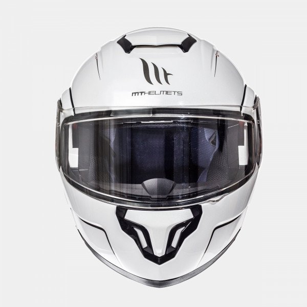 MT Flip-up helmet ATOM SV white S