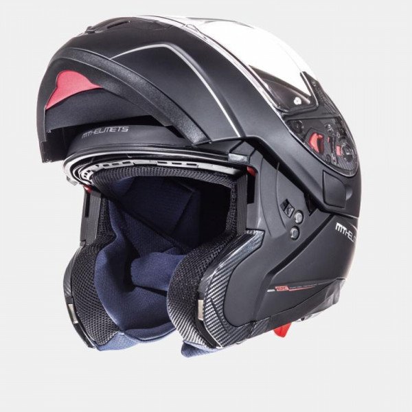 MT Flip-up helmet ATOM black matt XS