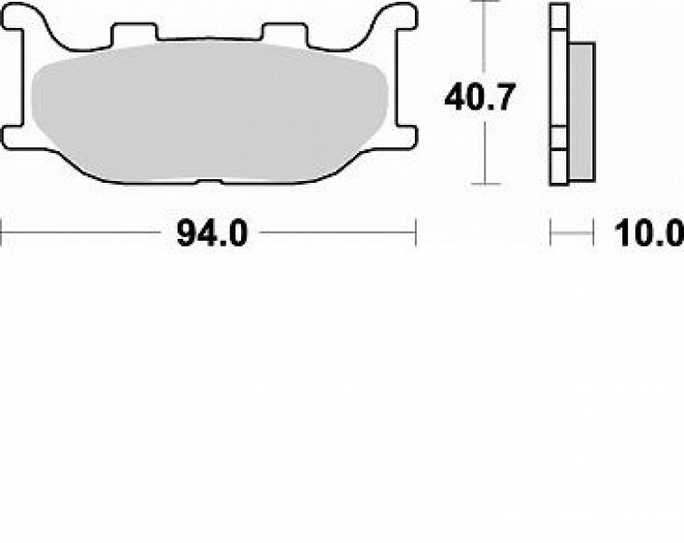 Тормозные колодки EBC  SUNSTAR 777SM1