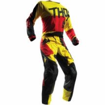 THOR Offroad pants S7S PUL TPR yellow/red/black 32