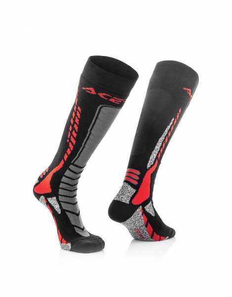 ACERBIS Socks MX PRO black/red L/XL