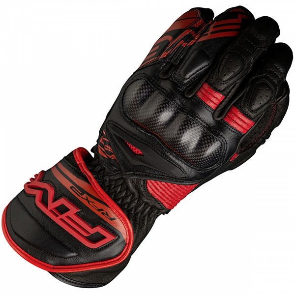 FIVE-GLOVES Мото перчатки RFX2 чёрные/красные M