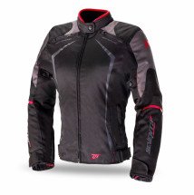 SEVENTY DEGREES Текстильная куртка SD-JR49 INVIERNO RACING MUJER чёрная/красная XS