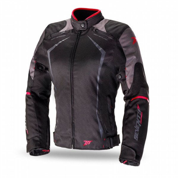 SEVENTY DEGREES Textile jacket SD-JR49 INVIERNO RACING MUJER black/red L