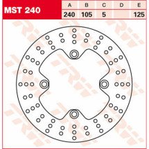 Brake rotor TRW MST240
