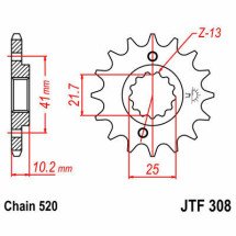 JT Front sprocket JTF308.16