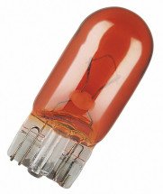 OSRAM Light bulb 12V 5W W2.1X9.5D orange