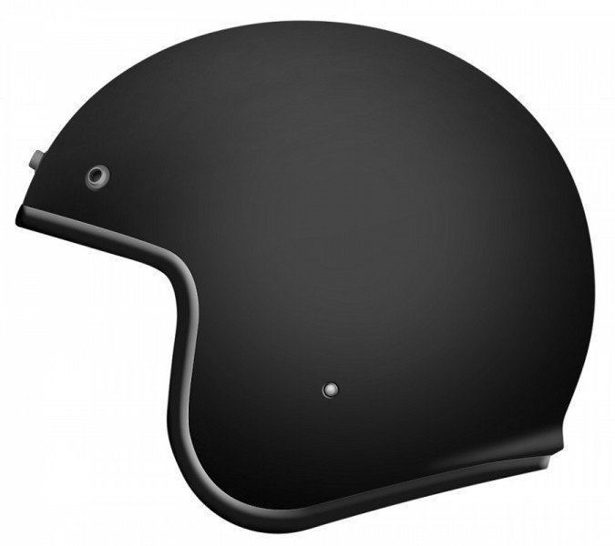 MT Шлем открытый LE MANS 2 S SV SOLID чёрный матовый XS
