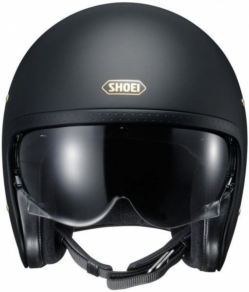 Open face helmet J.O black matt XS