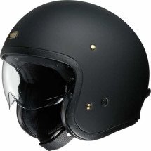 Open face helmet J.O black matt XL