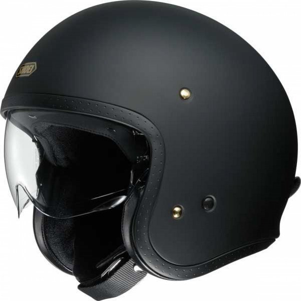 Open face helmet J.O black matt XXL