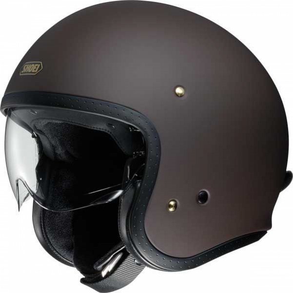 Open face helmet J.O brown matt XL