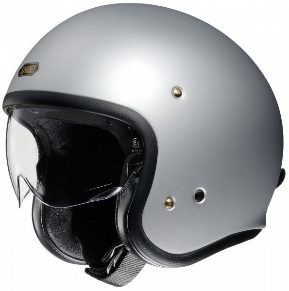 Open face helmet J.O matt light silver S