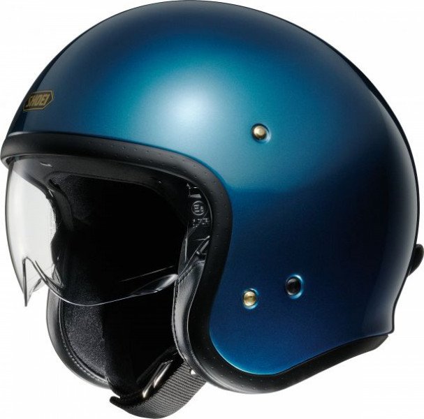 Open face helmet J.O light blue XL
