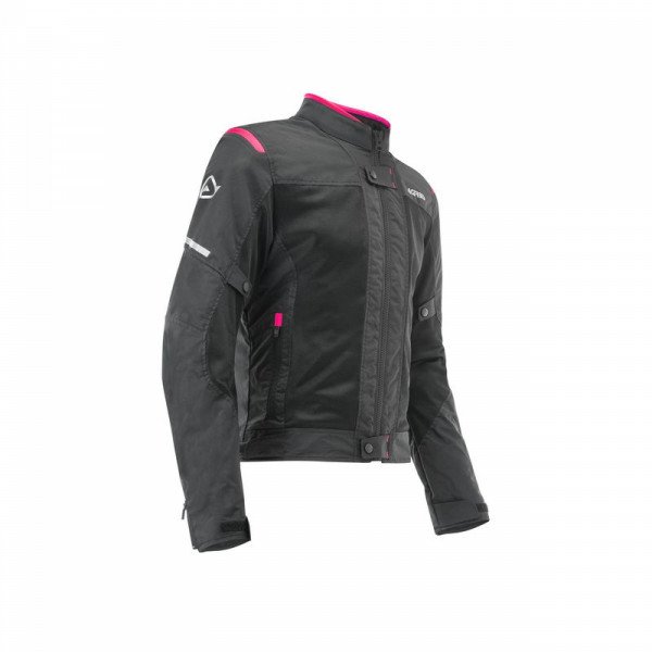 ACERBIS Textile jacket RAMSEY VENTED LADY black/pink L