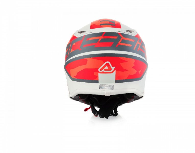 ACERBIS Шлем кроссовый STEEL KID красный/серый (49-50 cm) YM