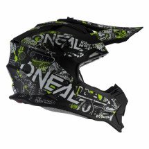 ONEAL Off-road helmet Youth ATTACK black/yellow S