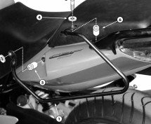 GIVI Specific holder for soft side bags T218