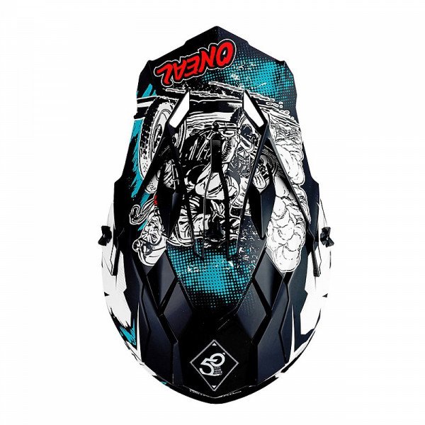 ONEAL Off-road helmet Youth VILLAIN white YM