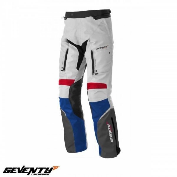 SEVENTY DEGREES Textile pants SD-PT3 INVIERNO TOURING white/red/blue M