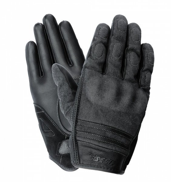 SECA Moto gloves TABU II DENIM black S