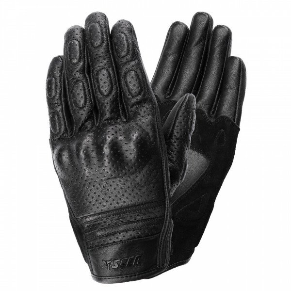 SECA Moto gloves TABU II PERFORATED black L