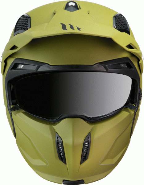 MT Шлем эндуро STREETFIGHTER SV SOLID A6 зелёный матовый M