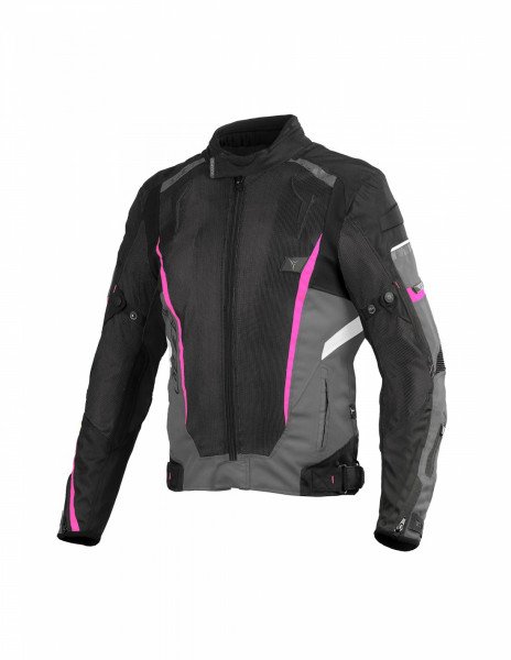 SECA Textile jacket AIRFLOW II LADY black/pink XL
