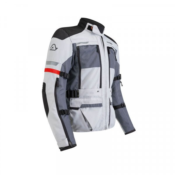 ACERBIS Textile jacket X-TOUR light grey  XL