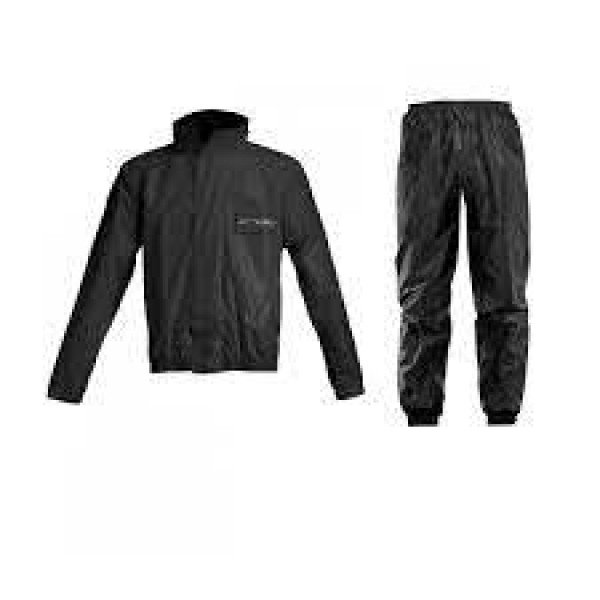 ACERBIS Rain suit (jacket+pants) LOGO black XXXL