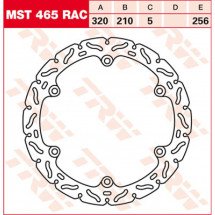 Тормозной диск TRW MST465RAC