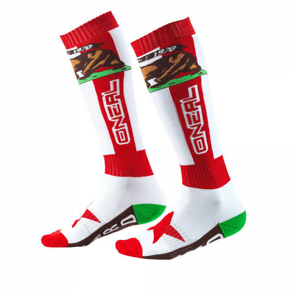 ONEAL Socks PRO MX CALIFORNIA red/white/brown