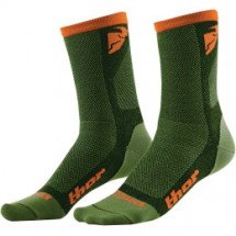 THOR Socks S6 DUAL SPORT green/orange 6-9