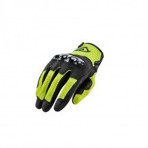 Moto Gloves RAMSEY MY VENTED black/yellow XXL