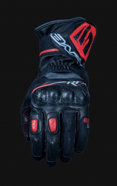 FIVE-GLOVES Moto gloves RFX SPORT black/red M