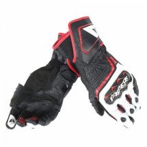 DAINESE Moto gloves CARBON LONG D1 LADY black/red L