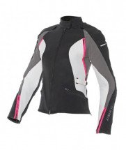DAINESE Textile jacket ARYA LADY black/grey /pink 40