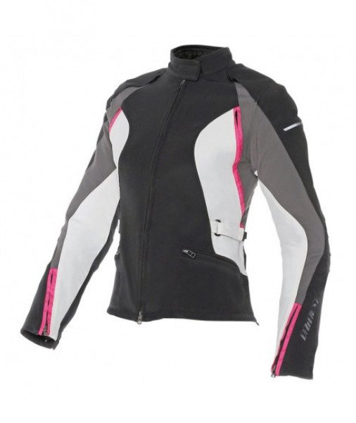 DAINESE Textile jacket ARYA LADY black/grey /pink 44