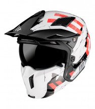 MT Enduro helmet STREETFIGHTER SKULL 2020 A0 white L