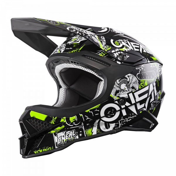 ONEAL Off-road helmet 3SRS ATTACK 2.0 black/yellow XS