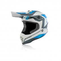 ACERBIS Off-road helmet STEEL KID (47-48 cm) blue/gray YS