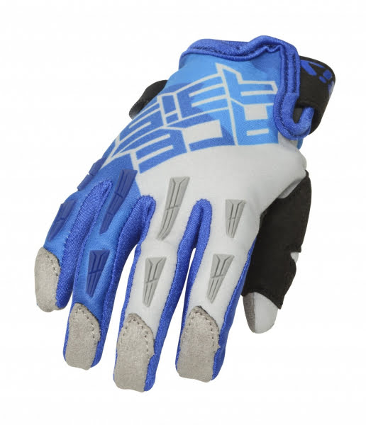 ACERBIS Кроссовые перчатки MX X-K детские синие/серые S