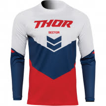 THOR Jersey SCT YT CHV kid red/blue L