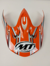 MT Helmet peak X-TORM orange