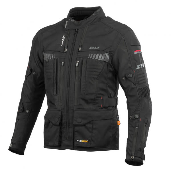 SECA Textile jacket X-TOUR black 3XL
