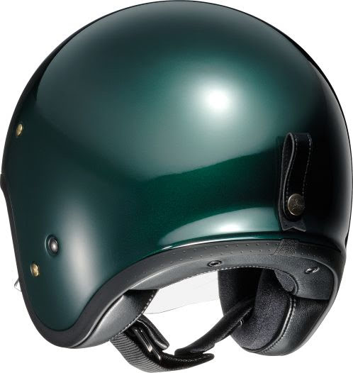 Open face helmet J.O matt british green XL