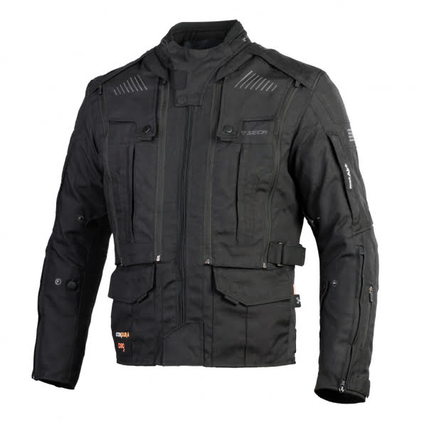 SECA Текстильная куртка STRADA EVO черная L